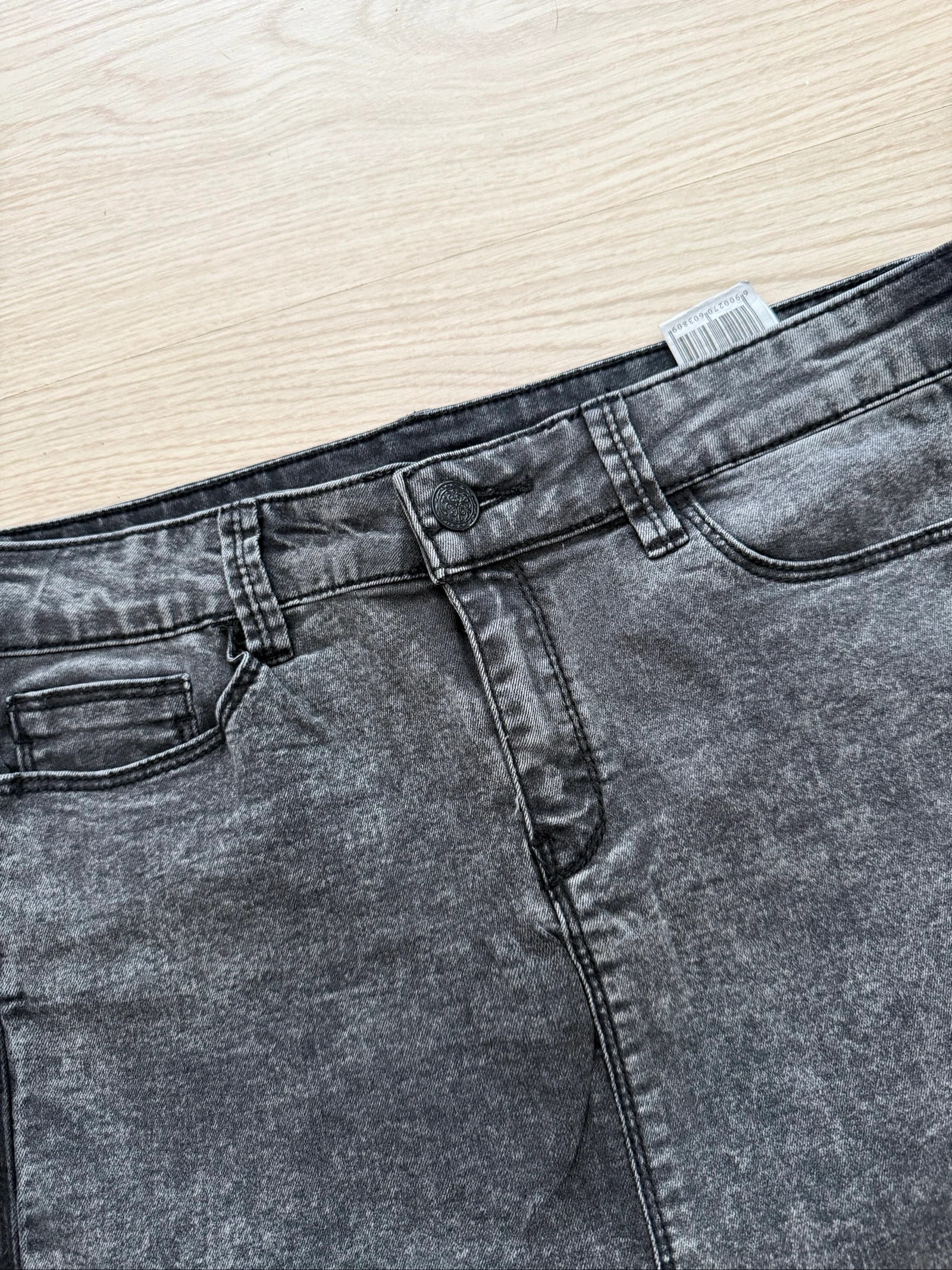 Grijze jeansminirok Pimkie maat 38 M – photo 4